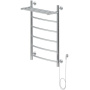 Полотенцесушитель электрический Aquanet Romeo 80х50 Тэн справа, с полкой