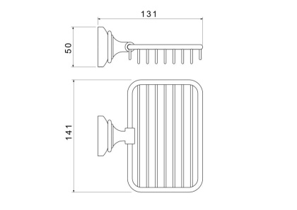 Мыльница решетка AQUATEK AQ4533CR КЛАССИК