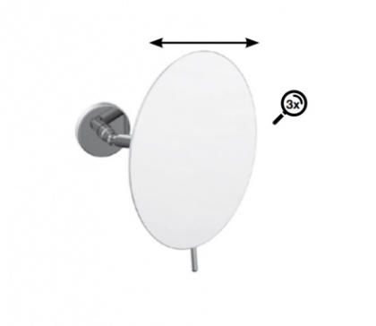 Косметическое зеркало без подсветки Косметическое зеркало без подсветки