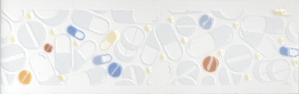 Бордюр VT\A516\5009 Айболит белый 6,3см*20см*6,9мм (1уп/32шт/), шт