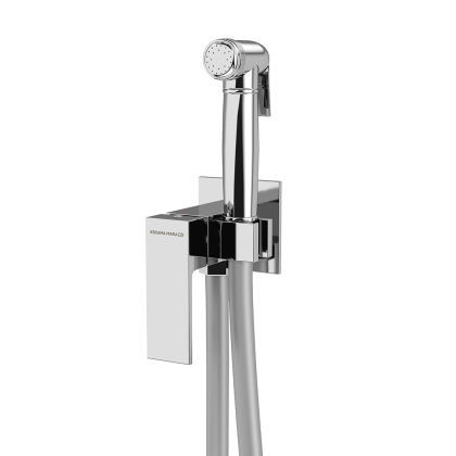 Смеситель FIORETTO с гигиеническим душем и держателем для лейки, хром Смеситель FIORETTO с гигиеническим душем и держателем для лейки, хром