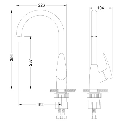 Смеситель Lemark Linara LM0405C для кухни Смеситель Lemark Linara LM0405C для кухни