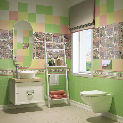 Бордюр OS\A250\5009 Городок Белый (20см*6,3см*6,9мм) (32шт/0,403м2) , шт