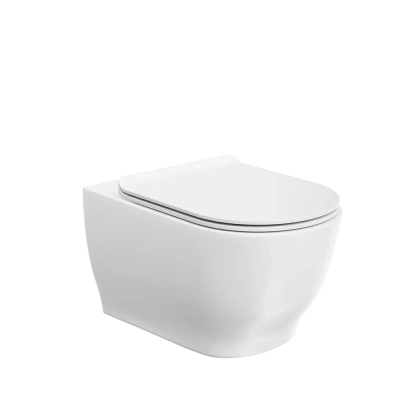 Комплект инсталляции с подвесным унитазом, кнопкой смыва и сиденьем