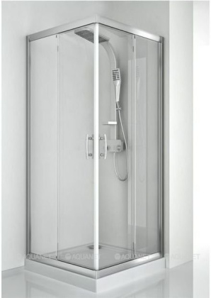 Душевой уголок Aquanet Alfa Cube NAA1142 90x90, прозрачное стекло Душевой уголок Aquanet Alfa Cube NAA1142 90x90, прозрачное стекло