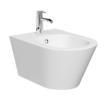 Биде подвесной, Avva Белый матовый