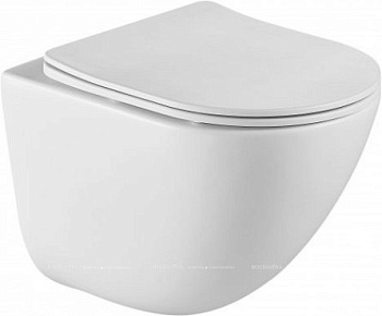 AMANDA Чаша унитаза подвесного безободкового с креплением BB051CHR