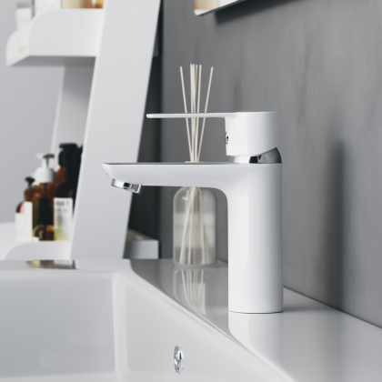 840210000 Origin Elegance Смеситель для умывальника без дк Белый