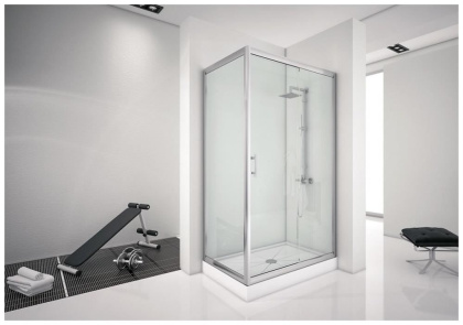 Душевой уголок Aquanet Alfa NAA1131 150x80, прозрачное стекло Душевой уголок Aquanet Alfa NAA1131 150x80, прозрачное стекло