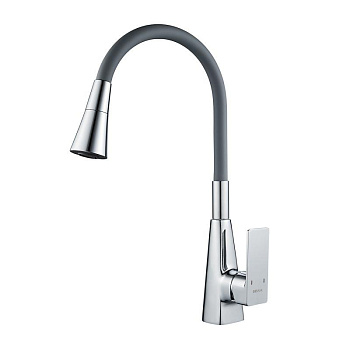 Смеситель для кухни с гибким изливом Shevanik S543-9