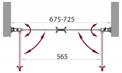Душевая дверь BelBagno SELA-B-2-70-C-Cr Душевая дверь BelBagno SELA-B-2-70-C-Cr
