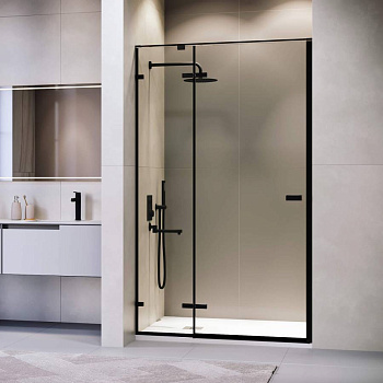 Душевая дверь 160*200 RGW SV-004-B Чёрный/Прозрачное/8 мм (EasyClean)