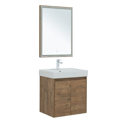 Мебель для ванной Aquanet Nova Lite 60 дуб рустикальный (2 дверцы)