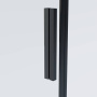 Душевой уголок Soft 2 VSR-3SO28010CLB, 1000*800, черный, стекло прозрачное