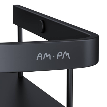 A7454222 Sense L Полка для душа угловая двухъярусная, черный A7454222 Sense L Полка для душа угловая двухъярусная, черный