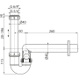 Сифон для сбора конденсата DN40