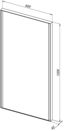 Зеркало Allen Brau Infinity 60 1.21020.WT белый