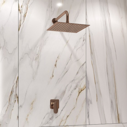 A7751.338.329 Встраиваемый комплект для душа с верхней душевой насадкой