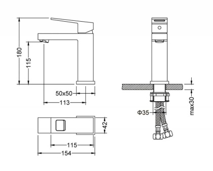 Смеситель Timo Briana 7161/00F хром