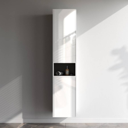 M8FCH04029WG Func, шкаф с полками 40 см (В 900мм), цвет Белый глянец