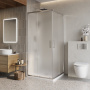 LUCE-A-2-90-P-Cr Душевой уголок, Условный размер, мм:900x900x1950 Габариты с диапазоном регулировок, мм:(885-900)х(885-900)  LUCE-A-2-90-P-Cr Душевой уголок, Условный размер, мм:900x900x1950 Габариты с диапазоном регулировок, мм:(885-900)х(885-900)