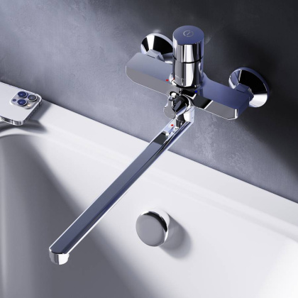 F85A90500 X-Joy, TouchReel д/ванны/душа, излив 300 мм, Хром, шт.