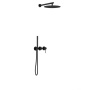 Душевой комплект Groove VSFW-4G01MB встраиваемый, 2 режима, 30см верх душ, черный
