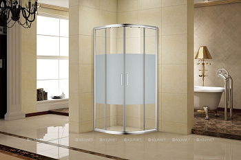 Душевой уголок Aquanet Practic AE10-Q-90x90U-CP 900x900, прозрачное, матовое стекло Душевой уголок Aquanet Practic AE10-Q-90x90U-CP 900x900, прозрачное, матовое стекло