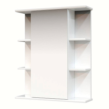 Шкаф-зеркало Onika Глория 55 белый, универсальный