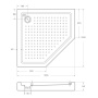 Акриловый поддон CEZARES TRAY-A-P-100-15-W Акриловый поддон CEZARES TRAY-A-P-100-15-W