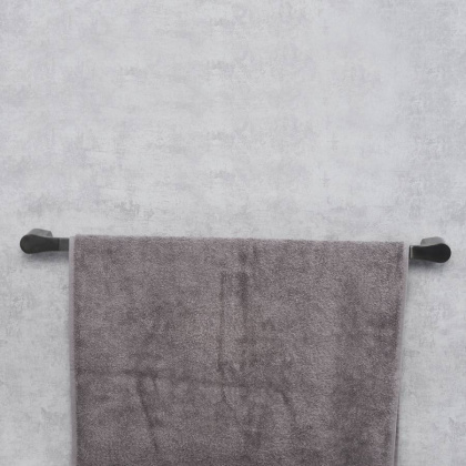 Держатель полотенец Wiese одинарный, 64х3х6 см, черный, K-8930