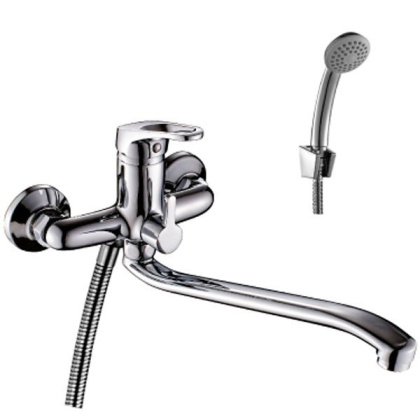 Смеситель Rossinka B35-34 для ванны универсальный с S-образным изливом Смеситель Rossinka B35-34 для ванны универсальный с S-образным изливом