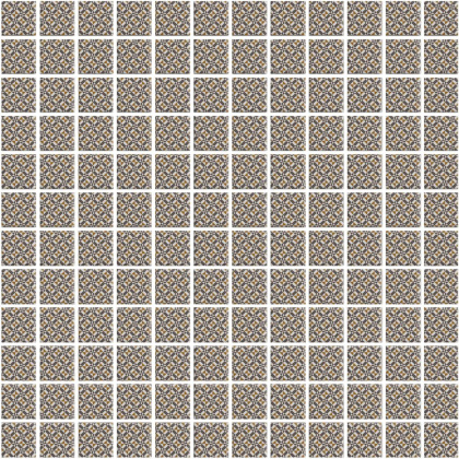 Мозаика 20104 Кастелло орнамент беж 29,8*29,8*3,5 (12шт/1,066м2), м2