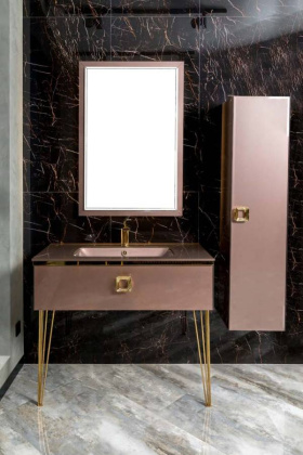 Консоль LUCIDO 80 см Лиловый 303905 770-080-PU Boheme