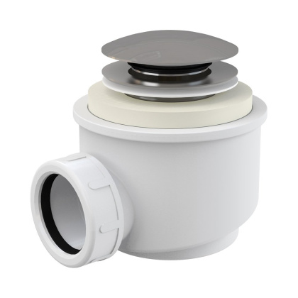 Сифон для душевого поддона CLICK/CLACK, металл