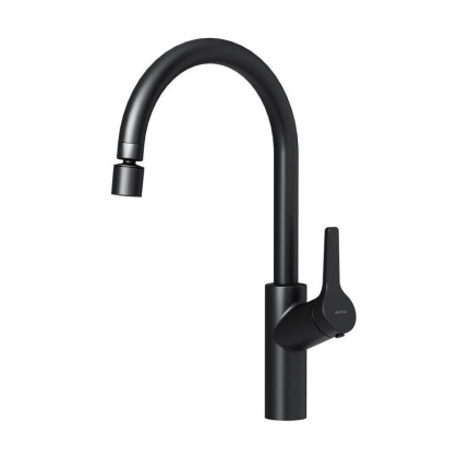 DX310722300 Eclipse, Смеситель Для кухни с двухрежимным регулируемым аэратором, Черный