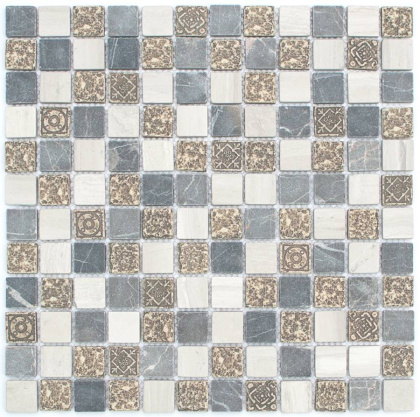 Мозаика K-736 камень матовый (23*23*8) 298*298