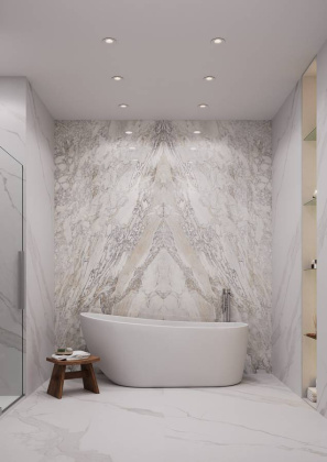 Керамический слэб DOMINO ASH - A ELEGANCE 2800х1200х6мм, Polished 