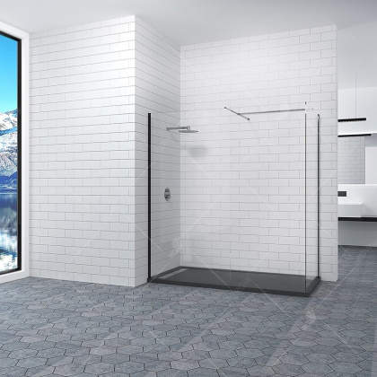 Душевая перегородка RGW Walk In WA-20B 70x90 профиль Хром стекло прозрачное