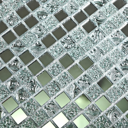 Мозайка стеклянная Mirror 30*30, м2