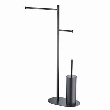 Стойка в ванную комнату TIMO Saona 13085/03 черный матовый Стойка в ванную комнату TIMO Saona 13085/03 черный матовый