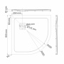 Rhin 44T01 Душевой поддон Wasserkraft Rhin 44T01 Душевой поддон Wasserkraft