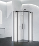 Душевой уголок BelBagno ACQUA-R-2-100-C-NERO