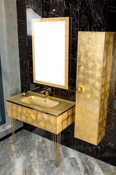 Столешница стекло 100см моноблок Поталь