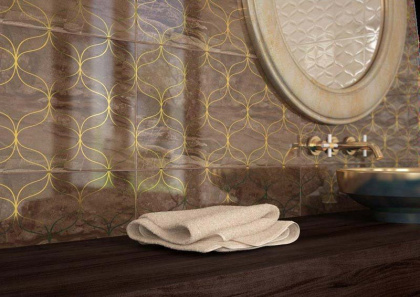 Ethereal Gold Декор коричневый K082266 30х60 Ethereal Gold Декор коричневый K082266 30х60