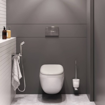 Набор подвесной унитаз с гигиеническим душем Am.Pm Sensation CK30H0904W