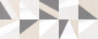Elegance Плитка настенная белый мозаика 20х50