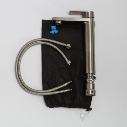 NOVA Смеситель для накладных раковин, нержавеющая сталь NOV-LMC-IN