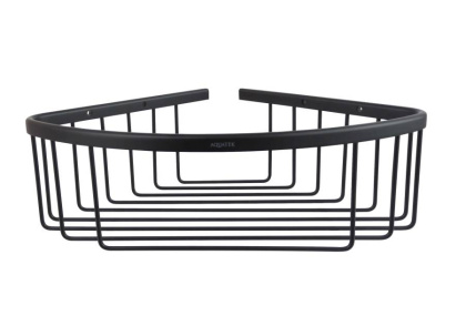 Угловая полка AQUATEK, матовый черный AQ4006MB ВЕГА