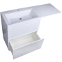 Тумба подвесная под умывальник Dallas Luxe 1300х482 правосторонняя 1 ящик (ШхГхВ) 1292х476х430